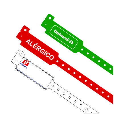 Pulseiras Hospitalares - Vinil